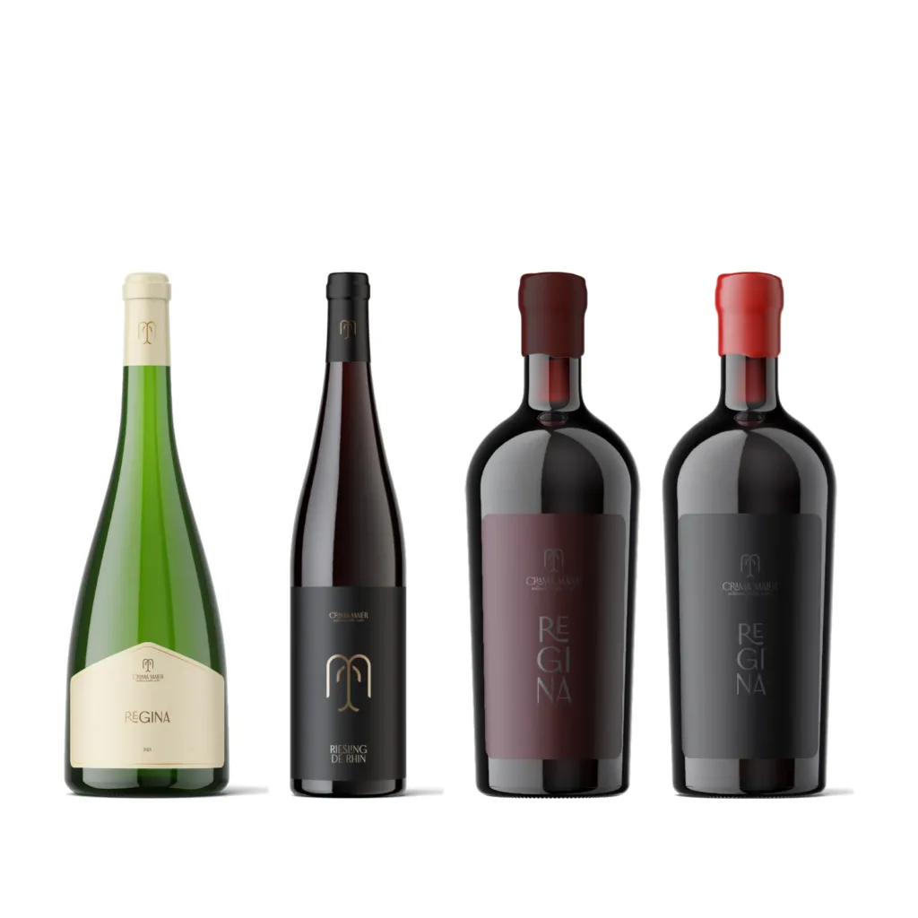 Colecția Premium Crama Maier: Regina Fetească Albă, Riesling de Rhin, Fetească Neagră Sec și Demidulce